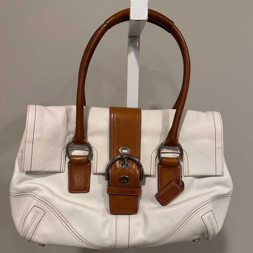 Coach Hampton flap satchel
